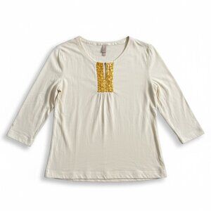 White Stag beige blouse